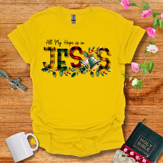 All My Hope is In Jesus | Bell Tshirt